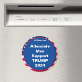 Aimant Allendale Men Support TRUMP 2024 (In Situ (Lave-vaisselle))