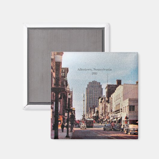 Aimant Allentown, Pennsylvanie, 1950, (Recto/Verso)