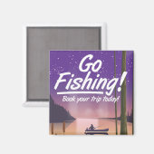 Aimant Aller à la pêche ! (Recto/Verso)