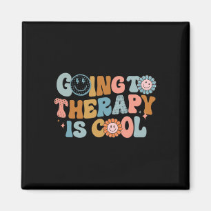 Aimant Aller À La Thérapie Est Cool Rétro Féministe