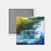 Aimant Aller Avec L'Aimant Des Vagues (Recto/Verso)