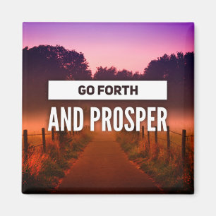 Aimant Aller de l'avant et Prosper Citation Trace au couc
