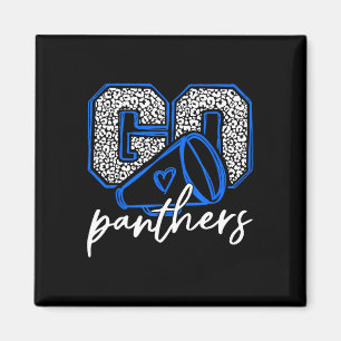 Aimant Aller encourager les Panthers Nom des sports scola