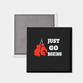 Aimant Aller Juste En Boxe | Les meilleurs cadeaux pour l (Recto/Verso)