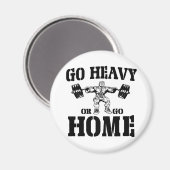 Aimant Aller Lourd Ou Rentrer À La Maison Poids (Recto/Verso)