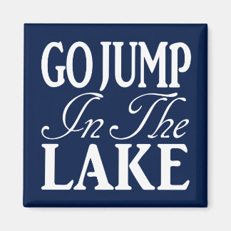 Aimant Aller Sauter Dans Le Lac