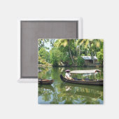 Aimant Alleypey backwaters, Inde (Recto/Verso)