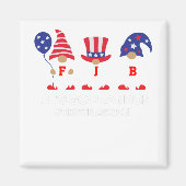 Aimant Allez Brandon Gnome Joyeux Noël 2021 (Devant)