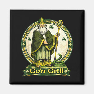 Aimant Allez chercher la Saint-Patrick vacances irlandais