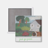 Aimant allez peindre par Bruce Tunis 1959 (Recto/Verso)