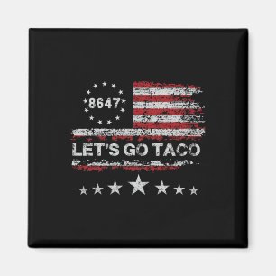 Aimant Allez Taco 8647 Us Drapeau 86 47 Hommes Femmes 2