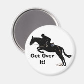 Aimant Allez-Y ! Cheval Jumper (Recto/Verso)