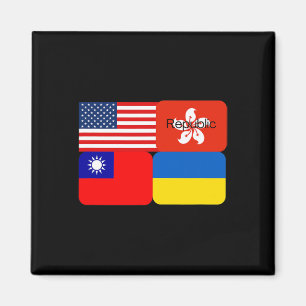 Aimant Alliance de la liberté États-Unis Hong Kong Républ