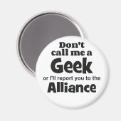 Aimant Alliance geek bf (Recto/Verso)
