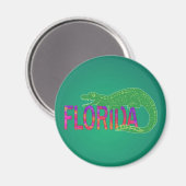 Aimant Alligator de Floride (Recto/Verso)