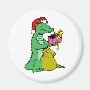 Aimant Alligator de Noël