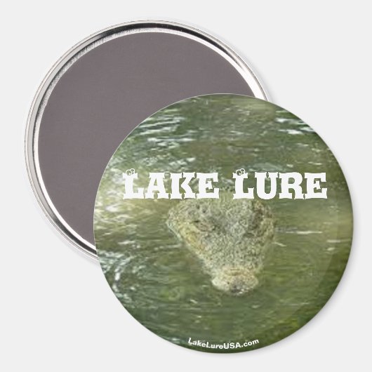 Aimant alligator du lac lure (Recto/Verso)