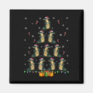 Aimant Alligator Santa Hat Noël Lumières Hommes Femmes No