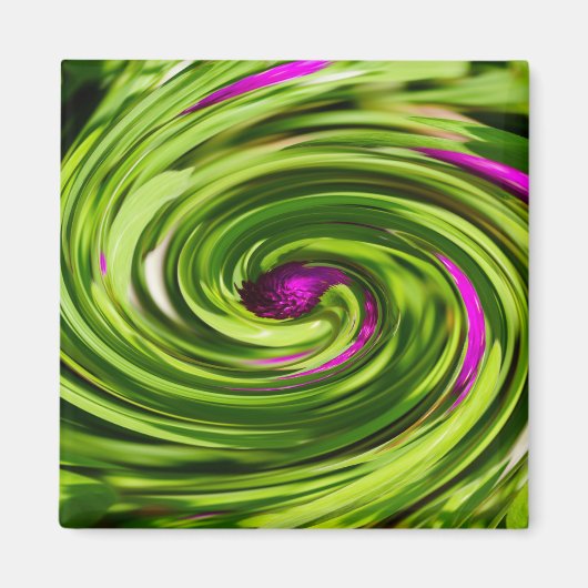 Aimant Allium Abstrait (Devant)