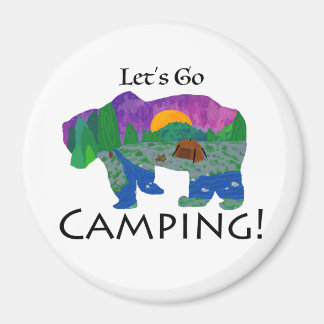 Aimant Allons camper