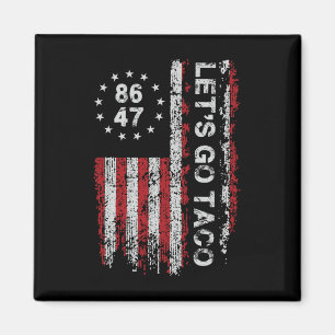 Aimant Allons Taco Us Drapeau Hommes Femmes