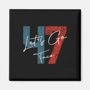 Aimant Allons Tacos 8647 Drapeau US 86 47 Hommes Femmes 6