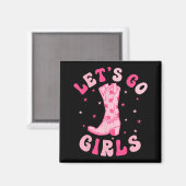 Aimant Allons-y les filles Demoiselles d'honneur Équipe d (Recto/Verso)