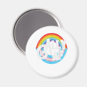 Aimant ALLY AF Trans Don pour un membre LGBT (Recto/Verso)