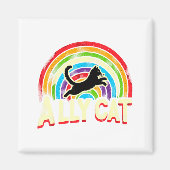 Aimant Ally Cat Lgbt Pride Cat  (Devant)