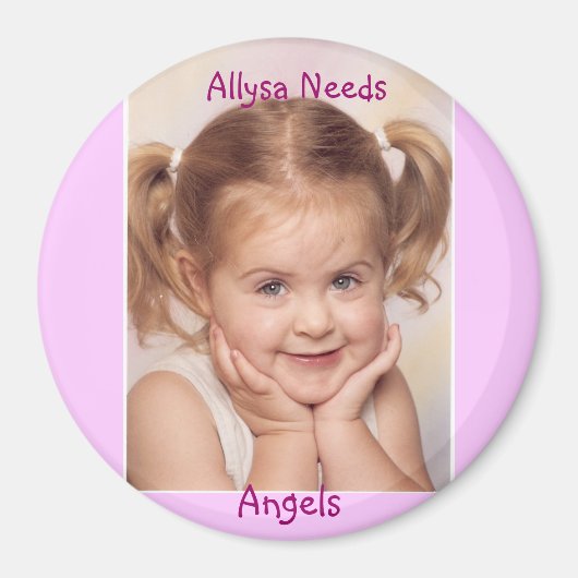 Aimant Allysa a besoin d'anges (Devant)