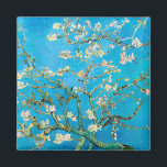 Aimant Almond Blossom Vincent van Gogh<br><div class="desc">De belles amandes fleurissent sur l'amandier par Vincent van Gogh.</div>