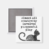 Aimant Almost all creativity implives purposeful play I (Recto/Verso)