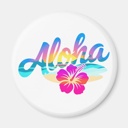 Aimant Aloha été (Devant)