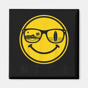 Aimant Aloha hawaïen surf sourire visage waikiki hawaï