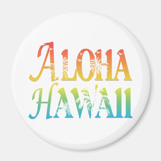 Aimant Aloha Hawaii (Devant)
