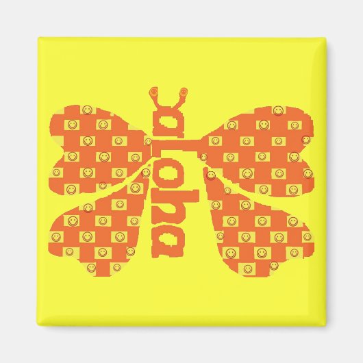 Aimant Aloha Papillon magnétique (Devant)
