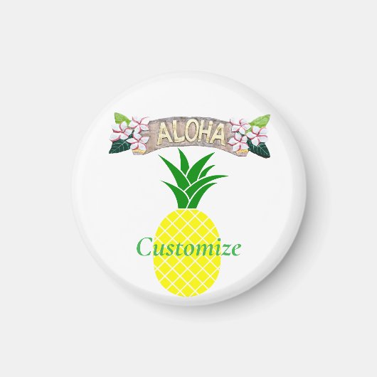 Aimant Aloha Pineapple Thunder_Cove (Devant)
