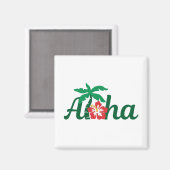Aimant Aloha Tropical (Recto/Verso)