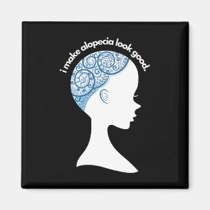 Aimant Alopecia Areata Cadeau - Sensibilisation à la pert