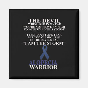 Aimant Alopecia Ruban Warrier Maladie Conscience