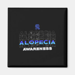 Aimant Alopecia Sensibilisation Perte de cheveux Guerrier