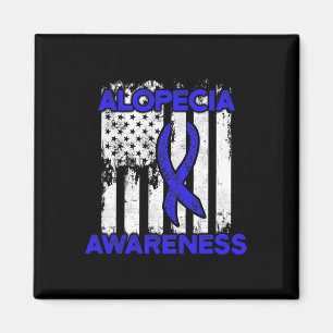 Aimant Alopecia Sensibilisation Perte de cheveux Guerrier