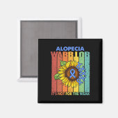 Aimant Alopecia Warrior It's Not For The Weak (Recto/Verso)