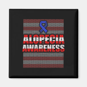 Aimant Alopécie Sensibilisation Perte de cheveux Guerrier