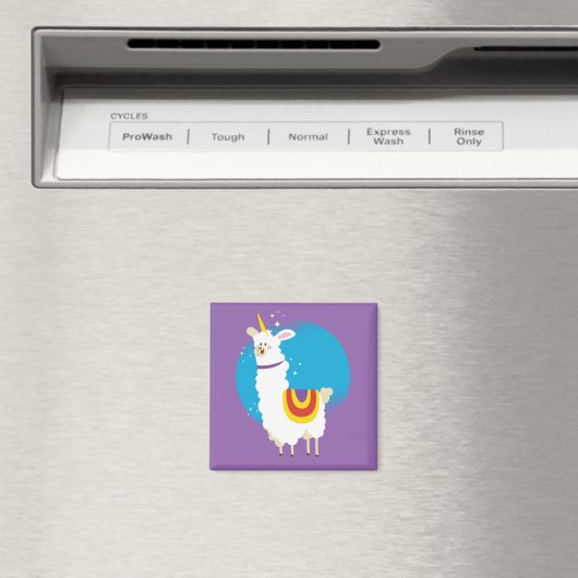 Aimant Alpaca Unicorn (In Situ (Lave-vaisselle))