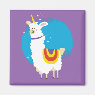 Aimant Alpaca Unicorn