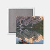 Aimant Alpes dolomitiques | Pragser Wildsee | Tyrol, Ital (Recto/Verso)