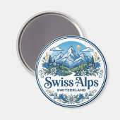 Aimant Alpes suisses Suisse (Recto/Verso)