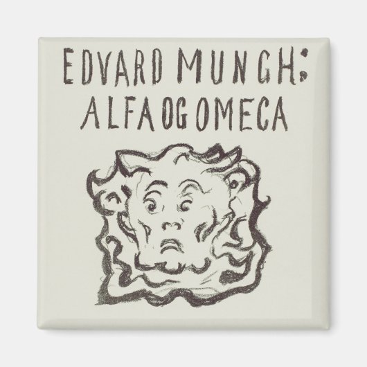 Aimant Alpha et Oméga : Page de titre par Edvard Munch (Devant)