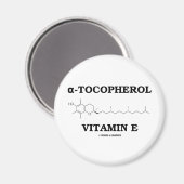 Aimant alpha-Tocophérol Vitamine E (molécule chimique) (Recto/Verso)